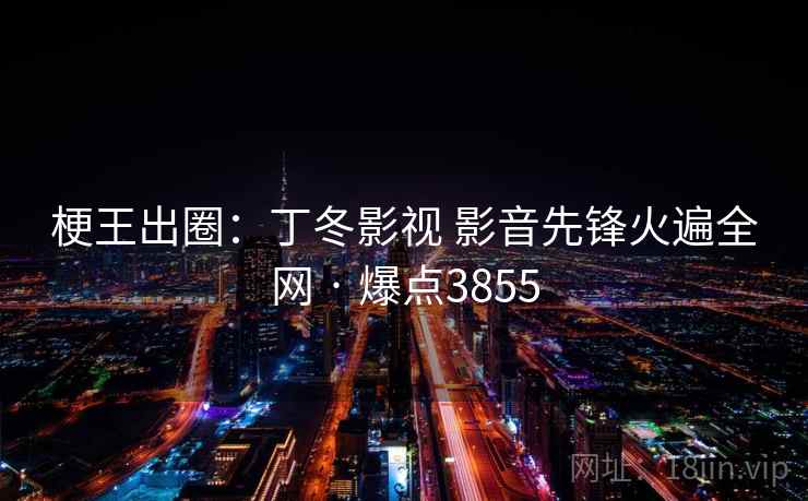 梗王出圈：丁冬影视 影音先锋火遍全网 · 爆点3855